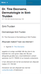 Mobile Screenshot of dermatology.be